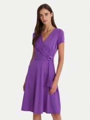 Lauren Ralph Lauren Sukienka codzienna 250868161011 Fioletowy Regular Fit. Fioletowe sukienki damskie Lauren Ralph Lauren, na co dzień, bez wzorów, z syntetyku, bez kołnierzyka, bez ramiączek, proste. Za 1,509.00 zł.
