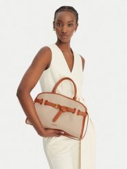 Coccinelle Torebka Ule Coccinellesabine E1 ULE 18 04 01 Beżowy. Brązowe torebki klasyczne damskie Coccinelle, bez wzorów, z materiału, bez dodatków. Za 1,849.00 zł.