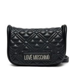 Torebka LOVE MOSCHINO. Czarne listonoszki damskie Love Moschino, bez wzorów, bez dodatków. Za 369.99 zł.