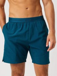 Bjorn_borg ACE PRO 7" SHORTS z recyklingowanego poliestru – REFLECTING POND. Szare szorty męskie Björn Borg, m, na fitness i siłownię. Za 319.50 zł.