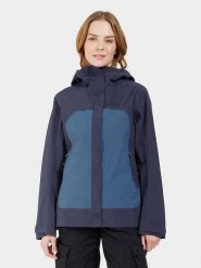 Didriksons Kurtka funkcyjna "Grit" w kolorze granatowo-niebieskim rozmiar: 36. Niebieskie kurtki damskie Didriksons, bez wzorów, bez kaptura. Za 164.92 zł.