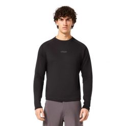 Koszulka z długim rękawem Męska Oakley Seeker Revel Thermal Jersey. Czarne koszulki męskie z długim rękawem Oakley, m, z jersey. Za 332.10 zł.
