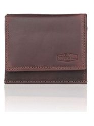 SPARWELL Skórzany portfel "Nakia" w kolorze brązowym - 10,5 x 9 x 2,5 cm rozmiar: onesize. Brązowe portfele damskie SPARWELL, bez wzorów, z materiału. Za 65.99 zł.