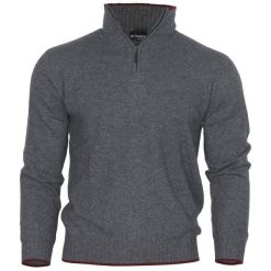 Sweter z kaszmiru Taimen - Granatowy. Niebieskie swetry męskie TAIMEN, bez wzorów, z kaszmiru, bez kołnierzyka. Za 849.99 zł.
