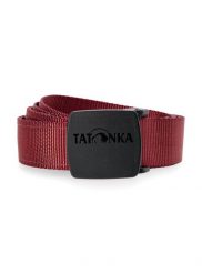 Pasek Tatonka Travel Waistbelt - bordeaux red. Czerwone paski męskie Tatonka, bez wzorów, z tworzywa sztucznego. Za 66.99 zł.
