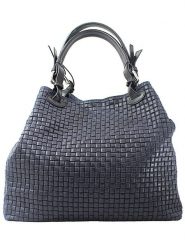 ORE10 Skórzana torebka w kolorze granatowym - 34 x 29 x 18 cm rozmiar: onesize. Niebieskie torebki klasyczne damskie ORE10, bez wzorów, z materiału, bez dodatków. Za 217.99 zł.