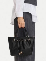 Beverly Hills Polo Club Torebka CEO-BHPC-C-006-10 Czarny. Czarne torebki klasyczne damskie Beverly Hills Polo Club, bez wzorów, ze skóry, bez dodatków. Za 229.99 zł.