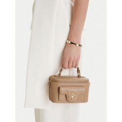 Torebka Eva Minge. Brązowe torebki klasyczne damskie Eva Minge, bez wzorów, bez dodatków. Za 199.99 zł.