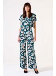 Garcia Spodnie w kolorze turkusowym rozmiar: XL. Niebieskie spodnie materiałowe damskie Garcia, bez wzorów, z materiału. Za 113.99 zł.