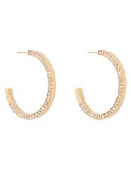 Guess Kolczyki JUBE06 437JW Złoty. Żółte kolczyki damskie Guess, ze stali. Za 299.99 zł.
