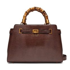 Torebka Guess. Brązowe torebki klasyczne damskie Guess, z aplikacjami, bez dodatków. Za 559.99 zł.