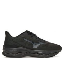 Buty do biegania Mizuno. Czarne obuwie do biegania damskie Mizuno, mizuno wave. Za 449.99 zł.
