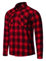 Protective Koszula funkcyjna "Rockabilly" w kolorze czerwonym rozmiar: 4XL. Czerwone koszule męskie Protective, xl, bez wzorów, z materiału, bez kołnierzyka, bez ramiączek. Za 84.01 zł.