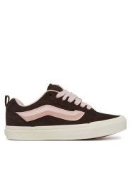 Vans Tenisówki VN000D75O3N1 Brązowy. Brązowe trampki i tenisówki damskie Vans, bez wzorów, ze skóry. Za 259.99 zł.