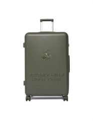 Beverly Hills Polo Club Walizka duża CEO-BHPC-L-003-08-KHAKI Khaki. Brązowe walizki Beverly Hills Polo Club, bez wzorów, z tworzywa sztucznego, duże. Za 399.99 zł.