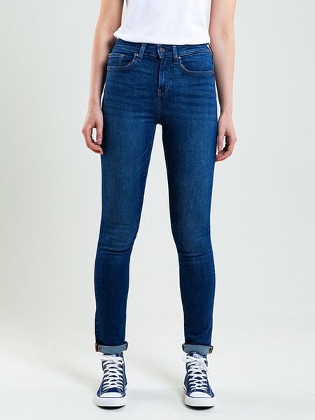 BIG STAR Dżinsy - Slim fit - w kolorze granatowym rozmiar: W29/L32. Niebieskie jeansy damskie Big Star. Za 158.10 zł.