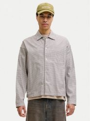 Jack & Jones Koszula Austin 12277479 Beżowy Loose Fit. Brązowe koszule męskie Jack & Jones, l, bez wzorów, z bawełny, bez kołnierzyka, bez ramiączek. Za 169.99 zł.