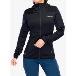 Bluza polarowa damska Vaude Monviso Fleece Jacket II. Czarne bluzy bez kaptura damskie Vaude, l, z polaru. Za 350.99 zł.