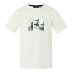 T-shirt Męski Z Fotografią Cline IX. Białe t-shirty męskie Regatta, m, bez wzorów, bez kołnierzyka. Za 42.99 zł.
