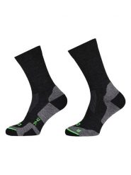CMP Wełniane skarpety trekkingowe w kolorze czarnym rozmiar: 46/48. Czarne skarpetki męskie CMP, bez wzorów, z wełny. Za 43.68 zł.
