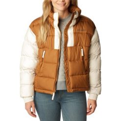 Kurtka puchowa damska Columbia Pike Lake II Cropped. Brązowe kurtki damskie Columbia, xs, bez wzorów, z puchu, bez kaptura. Za 399.99 zł.