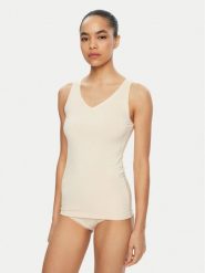 Triumph Top Sense Of Modal 10224796 Écru Slim Fit. Topy damskie Triumph, xs, bez wzorów, z syntetyku, bez ramiączek. Za 59.99 zł.