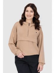 Alife and kickin Bluza "Majvi" w kolorze beżowym rozmiar: XS. Brązowe bluzy z kapturem damskie Alife and Kickin, xs. Za 74.63 zł.