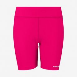 Krótkie spodenki damskie SHORT Thights. Czerwone szorty damskie HEAD, bez wzorów, z materiału, sportowe. W wyprzedaży za 129.50 zł.