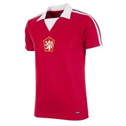 Koszulka piłkarska retro dla dorosłych Czechosłowacja 1976 - Czerwony. Czerwone t-shirty sportowe męskie COPA FOOTBALL, bez ramiączek, do piłki nożnej. Za 254.34 zł.