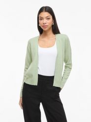 Vila Kardigan "Viril" w kolorze zielonym rozmiar: XL. Zielone kardigany damskie Vila, xl, bez wzorów, z włókna. Za 88.02 zł.