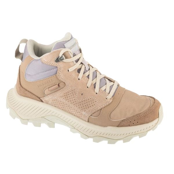 Buty trekkingowe damskie, Tempo Sol Mid WP. Brązowe obuwie trekkingowe damskie MERRELL. Za 379.99 zł.