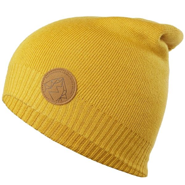 Czapka Silvini Verde UA2133 z wełną merino. Żółte czapki męskie Silvini, bez wzorów, z wełny, sportowe. Za 129.50 zł.