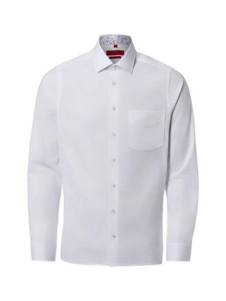 Finshley & Harding koszula biznesowa - Easy Care Mężczyźni Slim Fit Bawełna biały, 43. Białe koszule męskie Finshley & Harding, m, bez wzorów, z bawełny, bez kołnierzyka, bez ramiączek. Za 119.95 zł.
