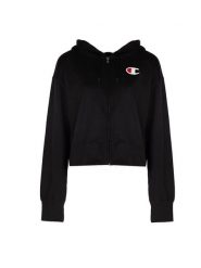 Bluza trekking damska. Czarne bluzy z kapturem damskie CHAMPION, xl, z bawełny. Za 187.00 zł.