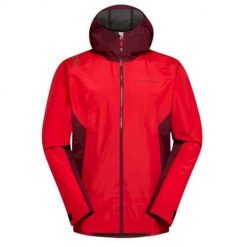 Kurtka uniwersalna męska La Sportiva Discover. Czerwone kurtki męskie La Sportiva, m, bez wzorów, z materiału, eleganckie, z kapturem. Za 936.00 zł.