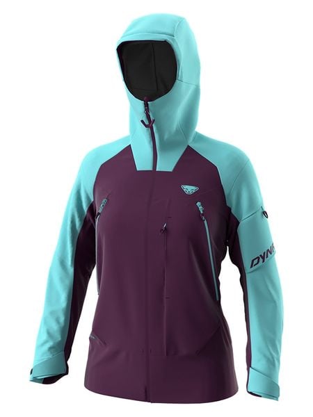 DYNAFIT Kurtka narciarska "Tigard GTX" w kolorze fioletowo-błękitnym rozmiar: M. Niebieskie kurtki narciarskie i snowboardowe damskie Dynafit, m, bez wzorów, z gore-texu, bez kaptura, narciarskie, gore-tex. Za 786.95 zł.