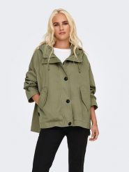 ONLY Parka w kolorze khaki rozmiar: M. Brązowe parki damskie Only, m, bez wzorów. Za 184.46 zł.