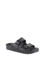 Birkenstock Klapki "Arizona" w kolorze antracytowym rozmiar: 37. Czarne klapki damskie Birkenstock, bez wzorów, bez obcasa. Za 160.95 zł.