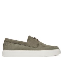 Półbuty Calvin Klein. Szare półbuty męskie CALVIN KLEIN, bez zapięcia. Za 449.99 zł.