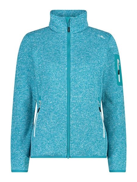 Cmp Kurtka polarowa w kolorze błękitnym rozmiar: 46. Niebieskie kurtki damskie CMP, bez wzorów, z materiału, bez kaptura. Za 156.61 zł.