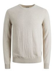 Jack & Jones Sweter "Emil" w kolorze kremowym rozmiar: XXL. Brązowe swetry męskie Jack & Jones, xxl, bez wzorów, z bawełny, bez kołnierzyka. Za 100.99 zł.