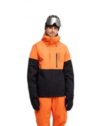 Kurtka śniegowa techniczna dla Mężczyzn TITANO 10K Pomarańczowy. Brązowe kurtki narciarskie i snowboardowe damskie Quiksilver, m, bez wzorów, z materiału, bez kaptura, snowboardowy. Za 819.99 zł.