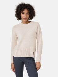 Gerry Weber Sweter w kolorze beżowym rozmiar: 44. Brązowe swetry klasyczne damskie Gerry Weber, z wełny, bez kołnierzyka. Za 166.88 zł.