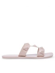 Jenny Fairy Klapki CT1011-9B Beżowy. Brązowe klapki damskie Jenny Fairy, bez wzorów, z syntetyku, bez obcasa. Za 39.99 zł.