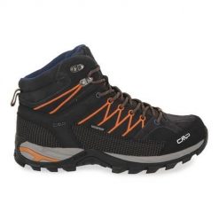 Buty trekkingowe męskie CMP Rigel Mid. Szare buty trekkingowe męskie CMP, z materiału, za kostkę, bez zapięcia, trekkingowe. Za 349.99 zł.