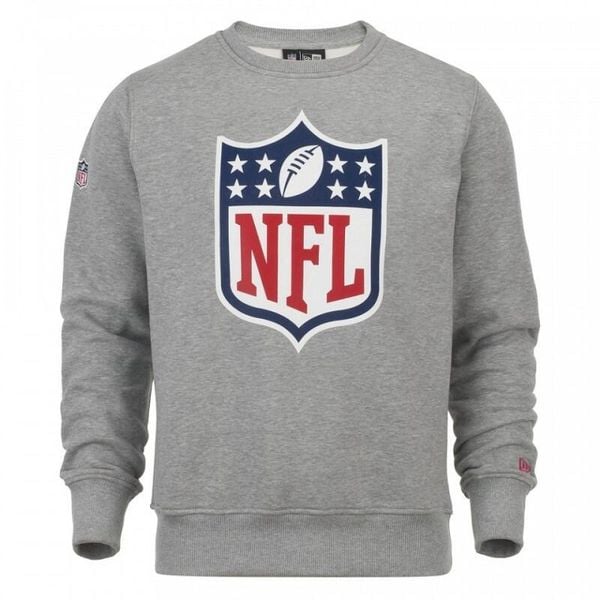 Bluza z logo NFL z kołnierzem typu crew neck. Szare bluzy bez kaptura męskie New Era, m. W wyprzedaży za 193.00 zł.
