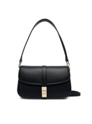 Tommy Hilfiger Torebka Th Heritage Conv Crossover AW0AW19321 Czarny. Czarne torebki klasyczne damskie Tommy Hilfiger, bez wzorów, ze skóry, bez dodatków. Za 649.99 zł.
