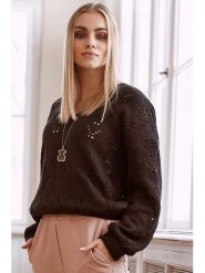Stylove Sukienka w kolorze czarnym rozmiar: onesize. Czarne sukienki damskie Stylove, na co dzień, bez wzorów, bez kołnierzyka, bez ramiączek, midi, proste. Za 166.88 zł.