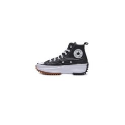 Buty sportowe Converse Run Star Hike Platform Foundational Leather. Czarne buty sportowe na co dzień damskie Converse, bez wzorów, ze skóry. W wyprzedaży za 436.55 zł.