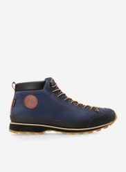 Buty outdoor męskie Lomer Bio Naturale Mid MTX. Niebieskie buty trekkingowe męskie LOMER, z gumy, przed kolano, bez zapięcia, outdoorowe. Za 879.99 zł.
